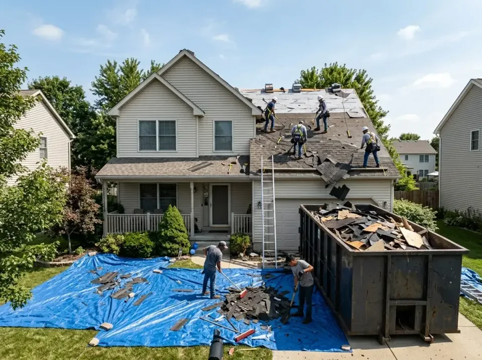 roof-replacement-debris-remova-004 — frequently asked questions, Cheapest Dumpster Rentals in Round Lake Park, IL